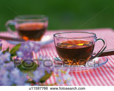 Stock Photograph - Tea Time Image, Differential Focus. Fotosearch