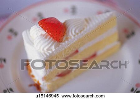 Cake on the Plate, Close Up View Large Photo Image Stock Photography - Cake on the Plate, Close Up. Fotosearch