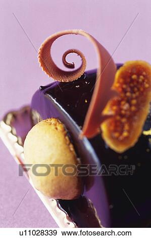 Stock Photo - Chocolate Cake, Close Up. Fotosearch