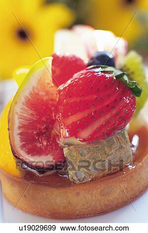 Stock Photo - Fruit Cake, Close Up. Fotosearch