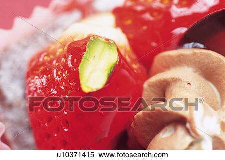 Stock Photography - Fruit Cake, Close Up. Fotosearch