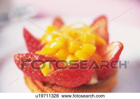Fruit Cake on the Plate, Close Up View Large Photo Image Stock Photo - Fruit Cake on the Plate, Close Up. Fotosearch