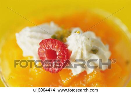 Fruit Dessert, Close Up View Large Photo Image Picture - Fruit Dessert, Close Up. Fotosearch
