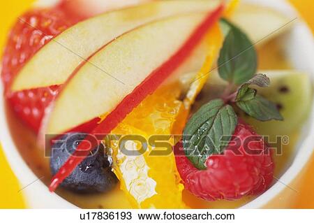 Fruit Dessert, Close Up View Large Photo Image Stock Image - Fruit Dessert, Close Up. Fotosearch