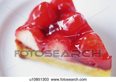 Strawberry Cake on the Plate, High Angle View View Large Photo Image Stock Image - Strawberry Cake on the Plate, High Angle View. Fotosearch