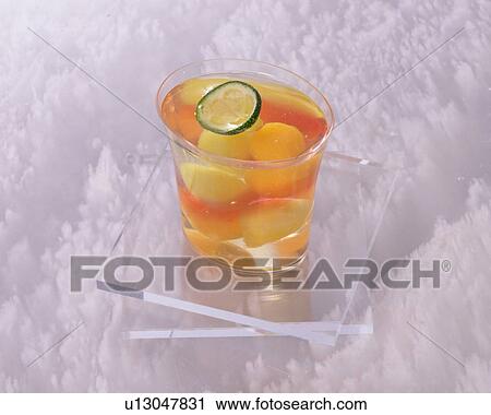 Stock Image - Fruit Jelly, High Angle View. Fotosearch