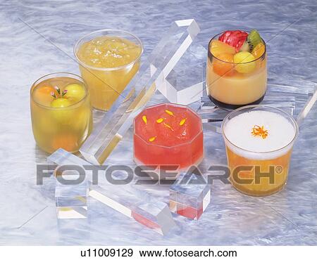 Fruit Jelly, High Angle View View Large Photo Image Stock Photo - Fruit Jelly, High Angle View. Fotosearch