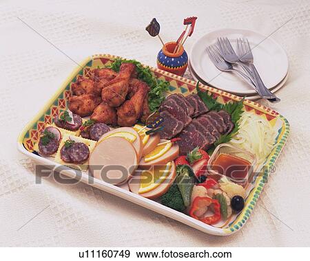 Stock Photo - Hors d'oeuvre, High Angle View. Fotosearch