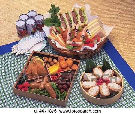 Stock Photograph - Lunch Box, High Angle View. Fotosearch