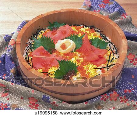 Stock Photo - Sushi, High Angle View. Fotosearch