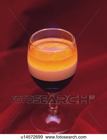 Stock Photo - Cocktail, B-52, High Angle View. Fotosearch