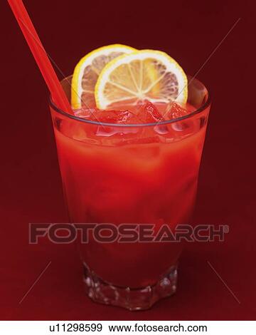 Cocktail, Bloody Mary, High Angle View View Large Photo Image Stock Photo - Cocktail, Bloody Mary, High Angle View. Fotosearch