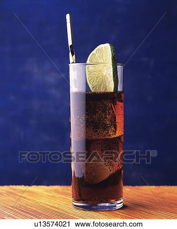 Cocktail, Cuba Libre, Front View View Large Photo Image Stock Image - Cocktail, Cuba Libre, Front View. Fotosearch