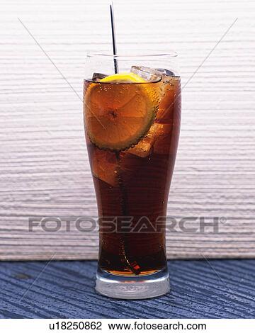 Cocktail, Cuba Libre, Front View View Large Photo Image Stock Image - Cocktail, Cuba Libre, Front View. Fotosearch