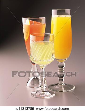 Stock Photography - Cocktail, Front View. Fotosearch