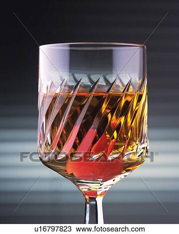 Stock Image - Cocktail, Manhattan, Close Up. Fotosearch