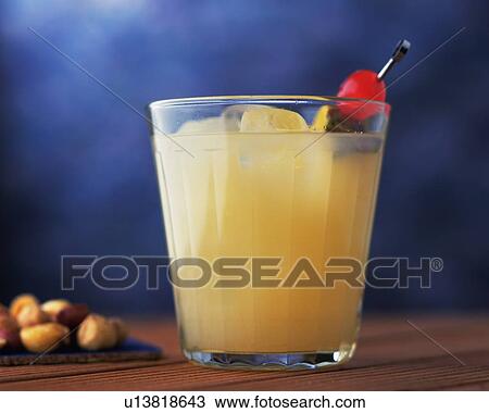 Stock Image - Cocktail, Matador, Front View, Differential Focus. Fotosearch
