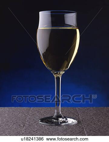Stock Photograph - Cocktail, White Wine, Front View. Fotosearch