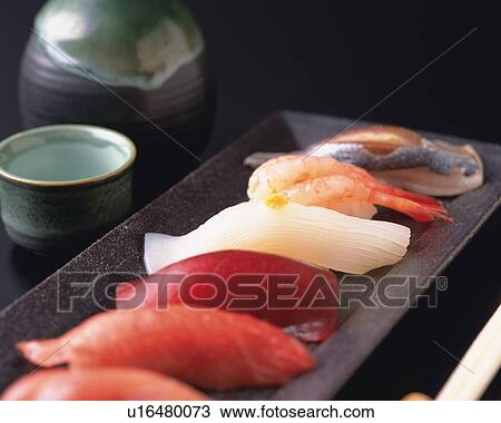 Assorted sushi View Large Photo Image Stock Image - Assorted sushi. Fotosearch