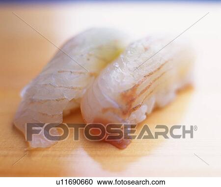 Hirame, hand-shaped sushi View Large Photo Image Stock Image - Hirame, hand-shaped sushi. Fotosearch