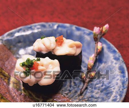 Shirako, hand shaped sushi View Large Photo Image Picture - Shirako, hand shaped sushi. Fotosearch