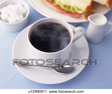 Brend Coffee and Sandwich, High Angle View, Full Frame, Differential Focus View Large Photo Image Stock Image - Brend Coffee and Sandwich, High Angle View, Full Frame, Differential Focus. Fotosearch
