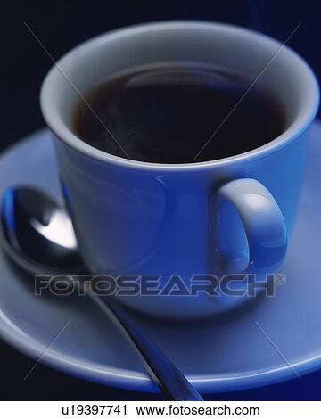 Stock Image - Close Up Image of a Brend Coffee, Full Frame, Close Up. Fotosearch