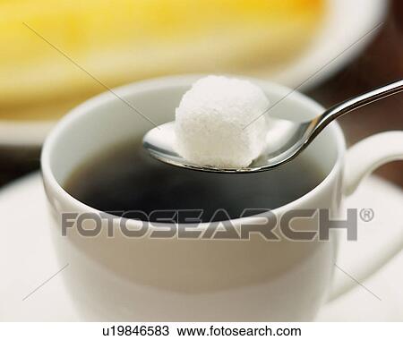 Stock Image - Close Up Image of Brend Coffee, Full Frame, Close Up, Differential Focus. Fotosearch