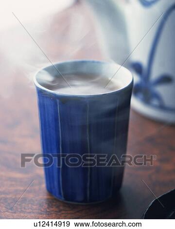 Stock Photo - Close Up Imge of a Roasted Green Tea, Full Frame, Differential Focus, Close Up. Fotosearch