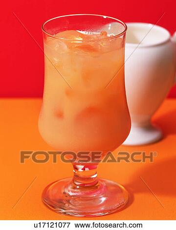 Ice Milk Tea, Full Frame View Large Photo Image Stock Photo - Ice Milk Tea, Full Frame. Fotosearch