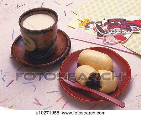 Amazake, High Angle View View Large Photo Image Stock Photo - Amazake, High Angle View. Fotosearch