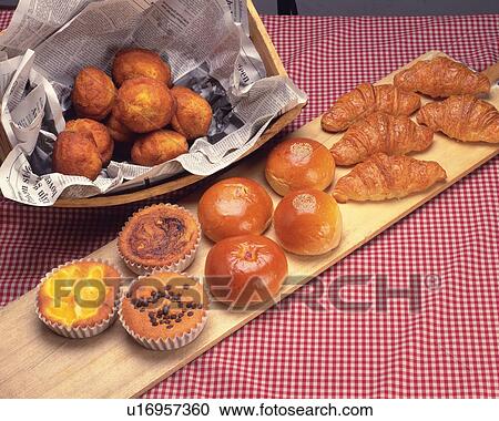 Stock Image - Bread, High Angle View. Fotosearch