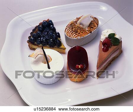 Picture - Cakes, High Angle View. Fotosearch