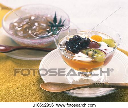 Chilled Dessert, High Angle View, Differential Focus View Large Photo Image Stock Photograph - Chilled Dessert, High Angle View, Differential Focus. Fotosearch