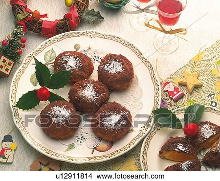 Picture - Chocolate Cake, High Angle View. Fotosearch