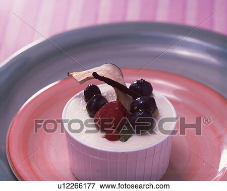 Stock Photo - Cream Cheese Cake, Close Up, Differential Focus. Fotosearch
