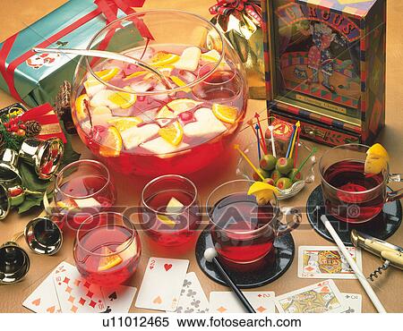 Stock Photography - Fruit Punch, High Angle View. Fotosearch