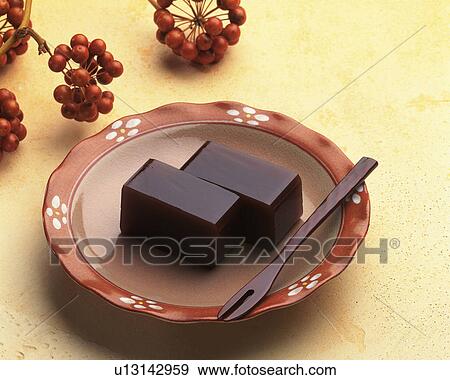 Jellied Bean Paste, High Angle View View Large Photo Image Stock Photo - Jellied Bean Paste, High Angle View. Fotosearch