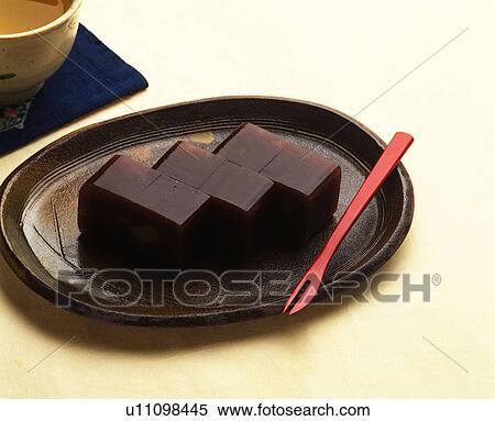 Stock Photography - Jellied Bean Paste, High Angle View. Fotosearch