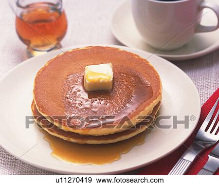 Pancake, High Angle View, Differential Focus View Large Photo Image Stock Photo - Pancake, High Angle View, Differential Focus. Fotosearch