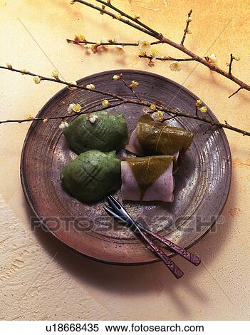 Rice Cake, High Angle View View Large Photo Image Stock Photography - Rice Cake, High Angle View. Fotosearch