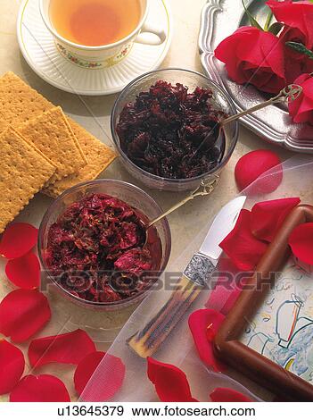 Rose Jam, High Angle View View Large Photo Image Stock Photo - Rose Jam, High Angle View. Fotosearch
