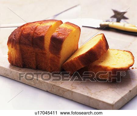 Stock Image - Sliced Bread, High Angle View, Differential Focus. Fotosearch