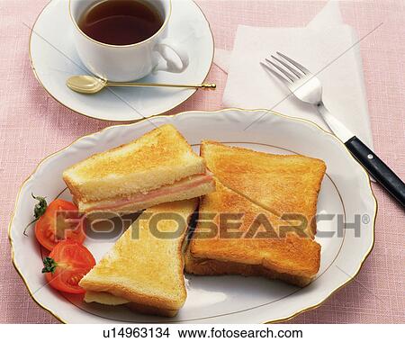 Picture - Toast, High Angle View. Fotosearch