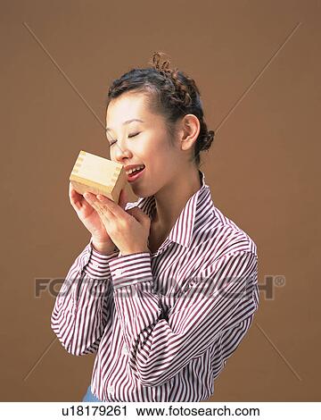 A Woman Drinking Sake, Side View View Large Photo Image Stock Image - A Woman Drinking Sake, Side View . Fotosearch