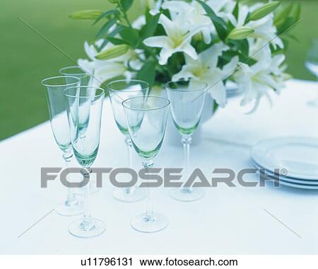 Stock Image - Ready for Garden Party. Fotosearch