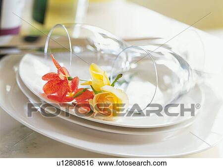 Stock Photograph - Table Setting. Fotosearch
