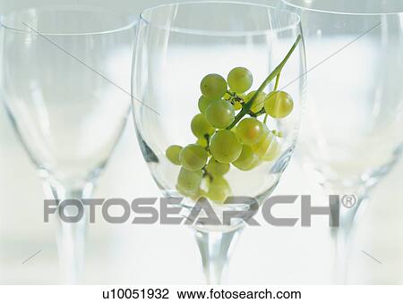 Stock Image - Three Wineglasses. Fotosearch