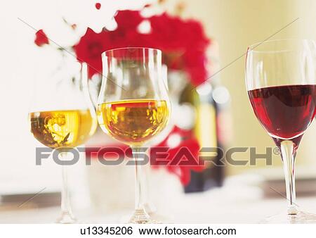 Three Wineglasses View Large Photo Image Stock Photograph - Three Wineglasses. Fotosearch
