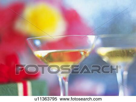 Two Champagne Glasses View Large Photo Image Stock Photography - Two Champagne Glasses. Fotosearch